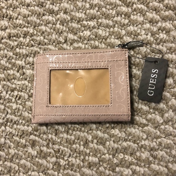 Guess Pink and Tan Small Wallet - Picture 2 of 4